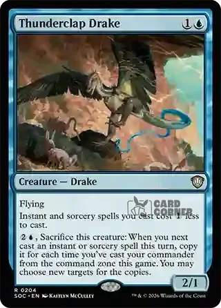 Secrets of Strixhaven Card List - Thunderclap Drake 0202