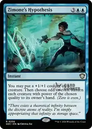 Secrets of Strixhaven Card List - Zimone's Hypothesis 0204