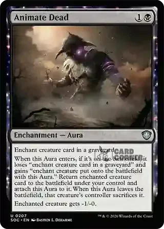 Secrets of Strixhaven Card List - Animate Dead 0205