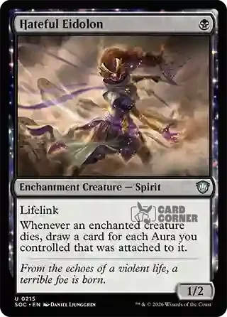 Secrets of Strixhaven Card List - Hateful Eidolon 0212