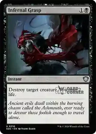 Secrets of Strixhaven Card List - Infernal Grasp 0213