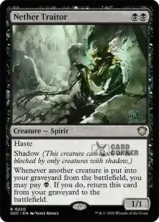 Secrets of Strixhaven Card List - Nether Traitor 0217