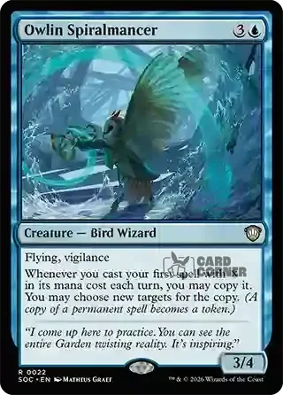 Secrets of Strixhaven Card List - Owlin Spiralmancer 0022