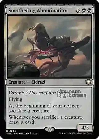 Secrets of Strixhaven Card List - Smothering Abomination 0223