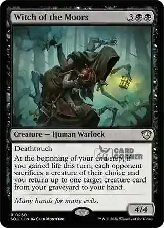Secrets of Strixhaven Card List - Witch of the Moors 0227