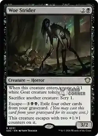 Secrets of Strixhaven Card List - Woe Strider 0228