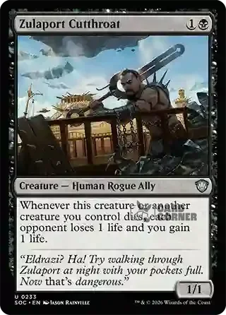 Secrets of Strixhaven Card List - Zulaport Cutthroat 0230