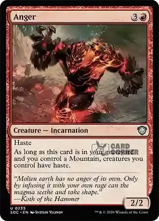 Secrets of Strixhaven Card List - Anger 0232