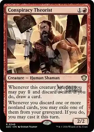 Secrets of Strixhaven Card List - Conspiracy Theorist 0237