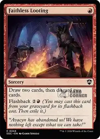 Secrets of Strixhaven Card List - Faithless Looting 0241