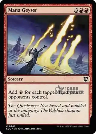 Secrets of Strixhaven Card List - Mana Geyser 0244