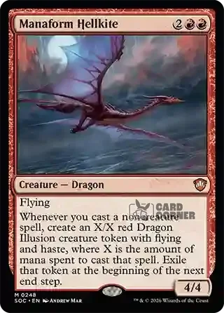 Secrets of Strixhaven Card List - Manaform Hellkite 0245