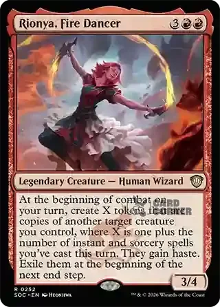 Secrets of Strixhaven Card List - Rionya, Fire Dancer 0249