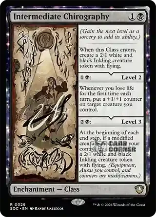 Secrets of Strixhaven Card List - Intermediate Chirography 0026