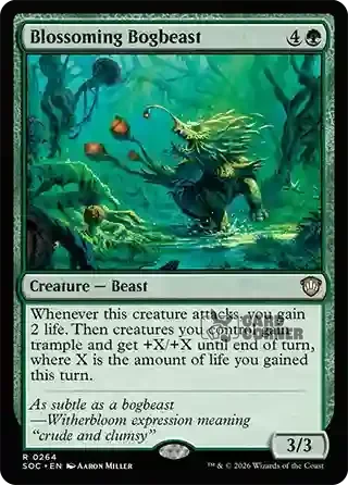 Secrets of Strixhaven Card List - Blossoming Bogbeast 0261