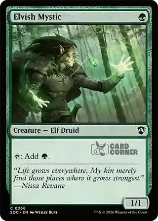 Secrets of Strixhaven Card List - Elvish Mystic 0263