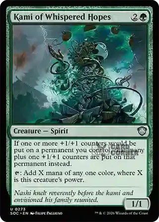 Secrets of Strixhaven Card List - Kami of Whispered Hopes 0270