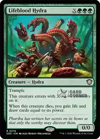 Secrets of Strixhaven Card List - Lifeblood Hydra 0271