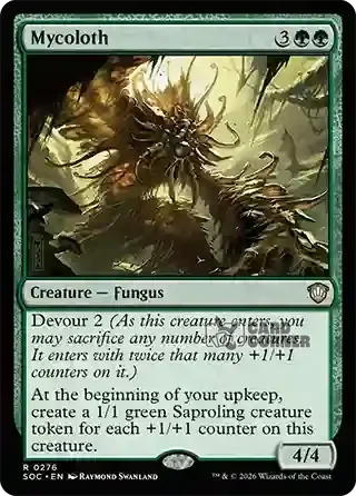 Secrets of Strixhaven Card List - Mycoloth 0273