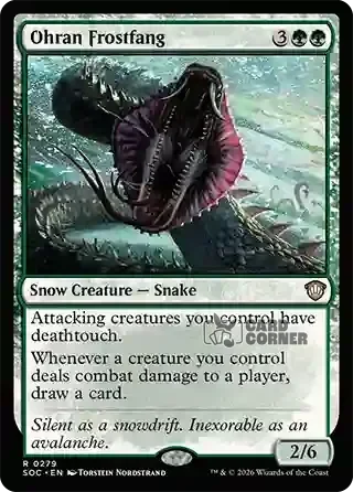 Secrets of Strixhaven Card List - Ohran Frostfang 0275
