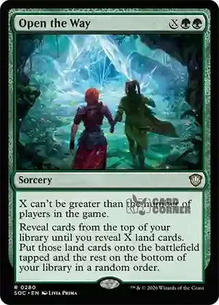 Secrets of Strixhaven Card List - Open the Way 0276