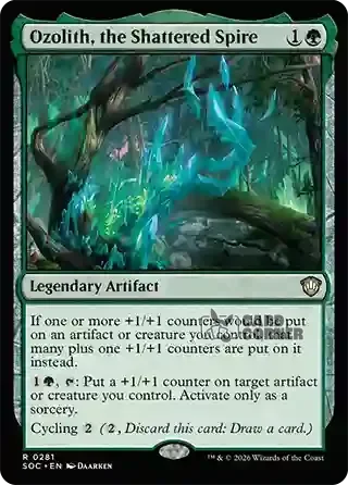 Secrets of Strixhaven Card List - Ozolith, the Shattered Spire 0277