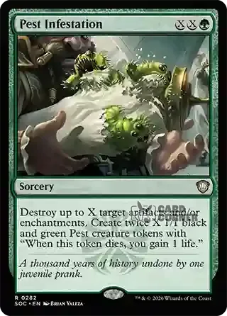 Secrets of Strixhaven Card List - Pest Infestation 0278