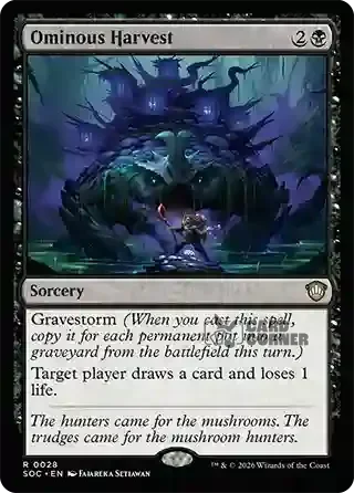 Secrets of Strixhaven Card List - Ominous Harvest 0028