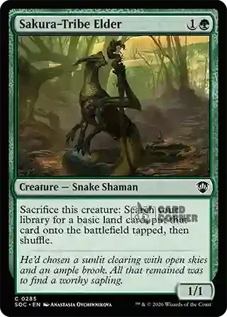 Secrets of Strixhaven Card List - Sakura-Tribe Elder 0281