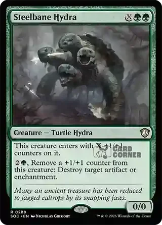 Secrets of Strixhaven Card List - Steelbane Hydra 0284