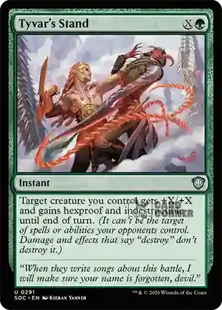 Secrets of Strixhaven Card List - Tyvar's Stand 0287