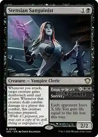 Secrets of Strixhaven Card List - Stensian Sanguinist 0029