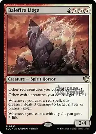 Secrets of Strixhaven Card List - Balefire Liege 0291