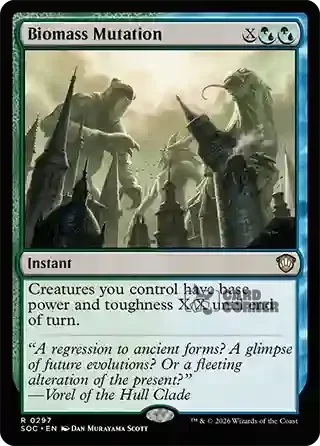 Secrets of Strixhaven Card List - Biomass Mutation 0293