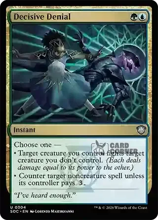 Secrets of Strixhaven Card List - Decisive Denial 0300