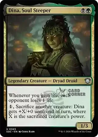 Secrets of Strixhaven Card List - Dina, Soul Steeper 0301