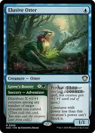 Secrets of Strixhaven Card List - Elusive Otter 0302