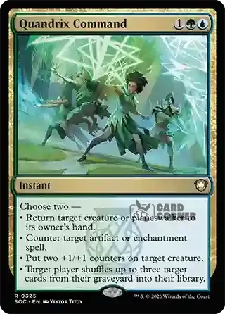 Secrets of Strixhaven Card List - Quandrix Command 0321