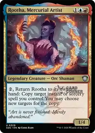 Secrets of Strixhaven Card List - Rootha, Mercurial Artist 0325