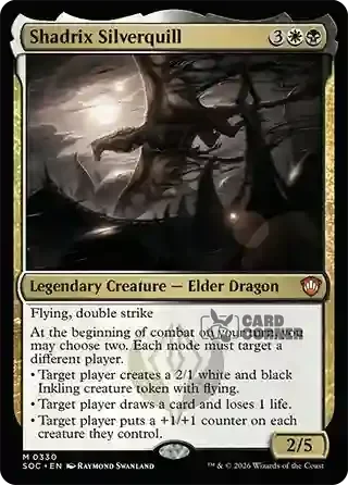 Secrets of Strixhaven Card List - Shadrix Silverquill 0326