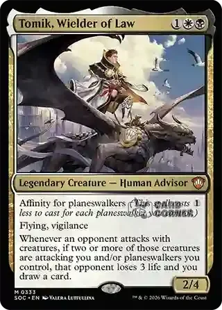Secrets of Strixhaven Card List - Tomik, Wielder of Law 0329