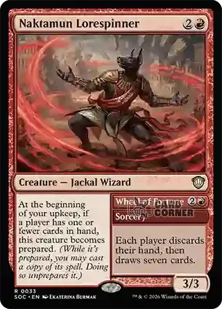 Secrets of Strixhaven Card List - Naktamun Lorespinner 0033