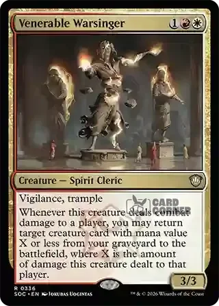Secrets of Strixhaven Card List - Venerable Warsinger 0332