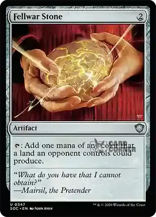 Secrets of Strixhaven Card List - Fellwar Stone 0343