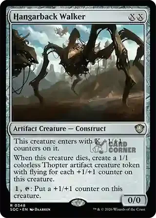 Secrets of Strixhaven Card List - Hangarback Walker 0344