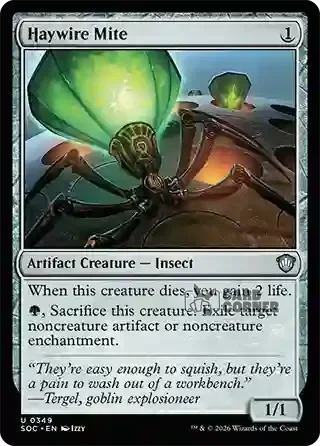 Secrets of Strixhaven Card List - Haywire Mite 0345
