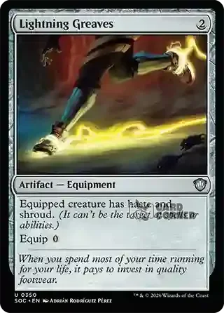Secrets of Strixhaven Card List - Lightning Greaves 0346