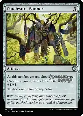 Secrets of Strixhaven Card List - Patchwork Banner 0349