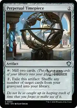 Secrets of Strixhaven Card List - Perpetual Timepiece 0350