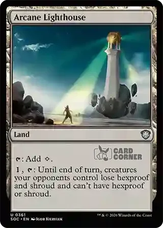 Secrets of Strixhaven Card List - Arcane Lighthouse 0356